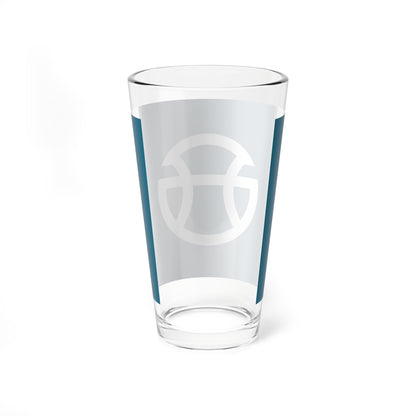 Flag of Nishiazai Shiga 1955-2010 (Japan) Pint Glass 16oz