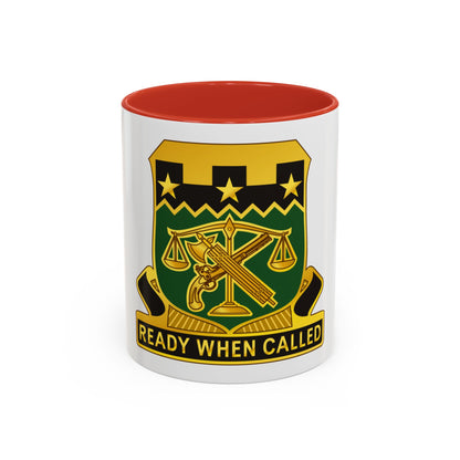 105 Military Police Battalion (U.S. Army) Accent Coffee Mug