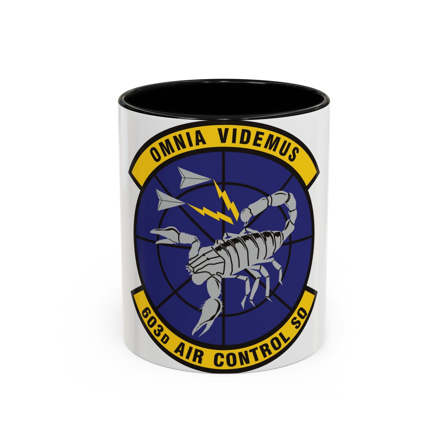 603d Air Control Squadron (U.S. Air Force) Accent Coffee Mug