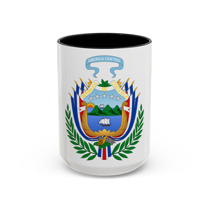 Coat of arms of Costa Rica (1848-1906) - Accent Coffee Mug
