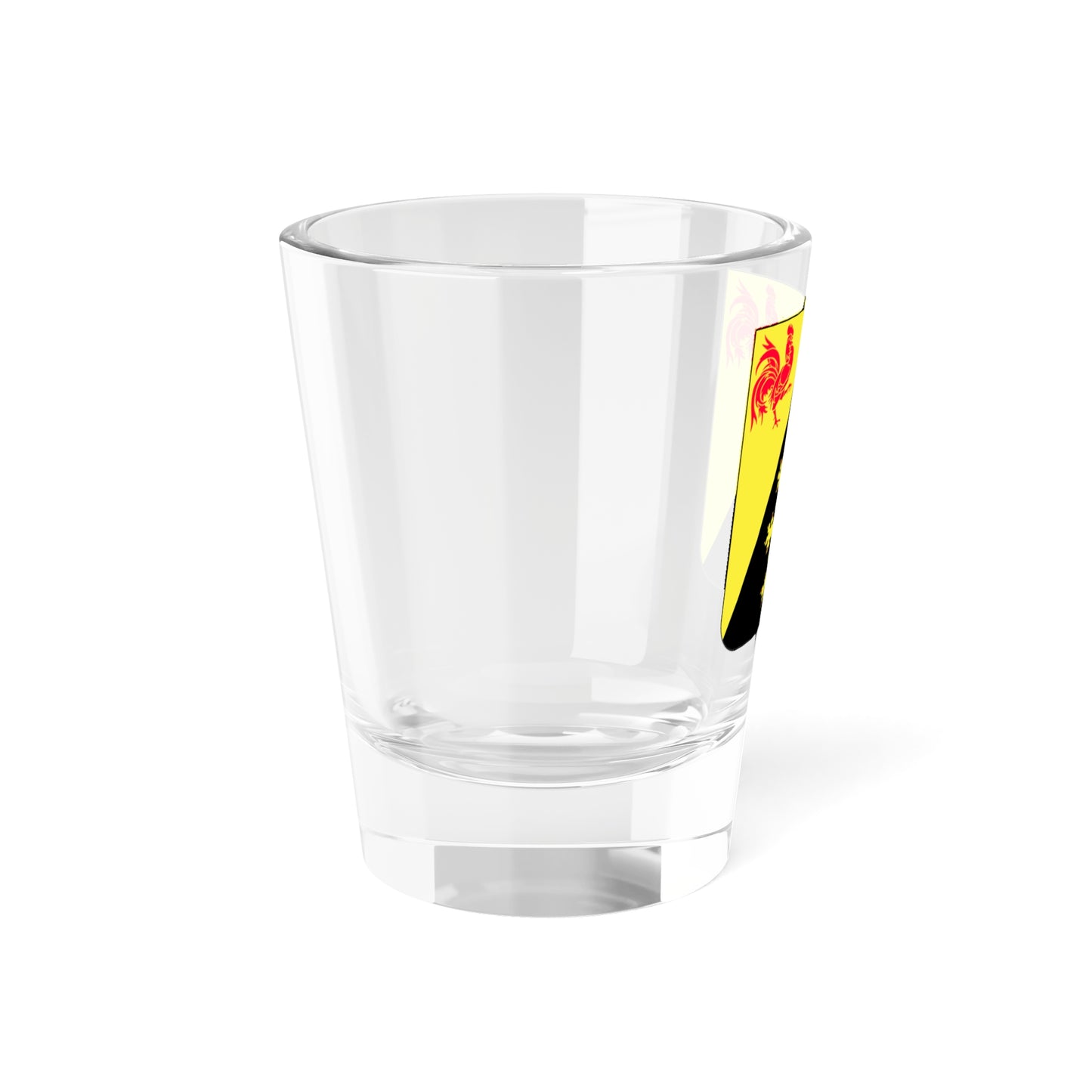 Héraldique Province BE Brabant Wallon (Belgium) (Coat of Arms) Shot Glass 1.5oz