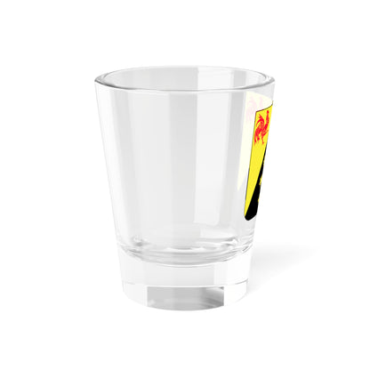 Héraldique Province BE Brabant Wallon (Belgium) (Coat of Arms) Shot Glass 1.5oz