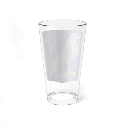 Vandzenes pagasta ģerbonis (Latvia) (Coat of Arms) Pint Glass 16oz