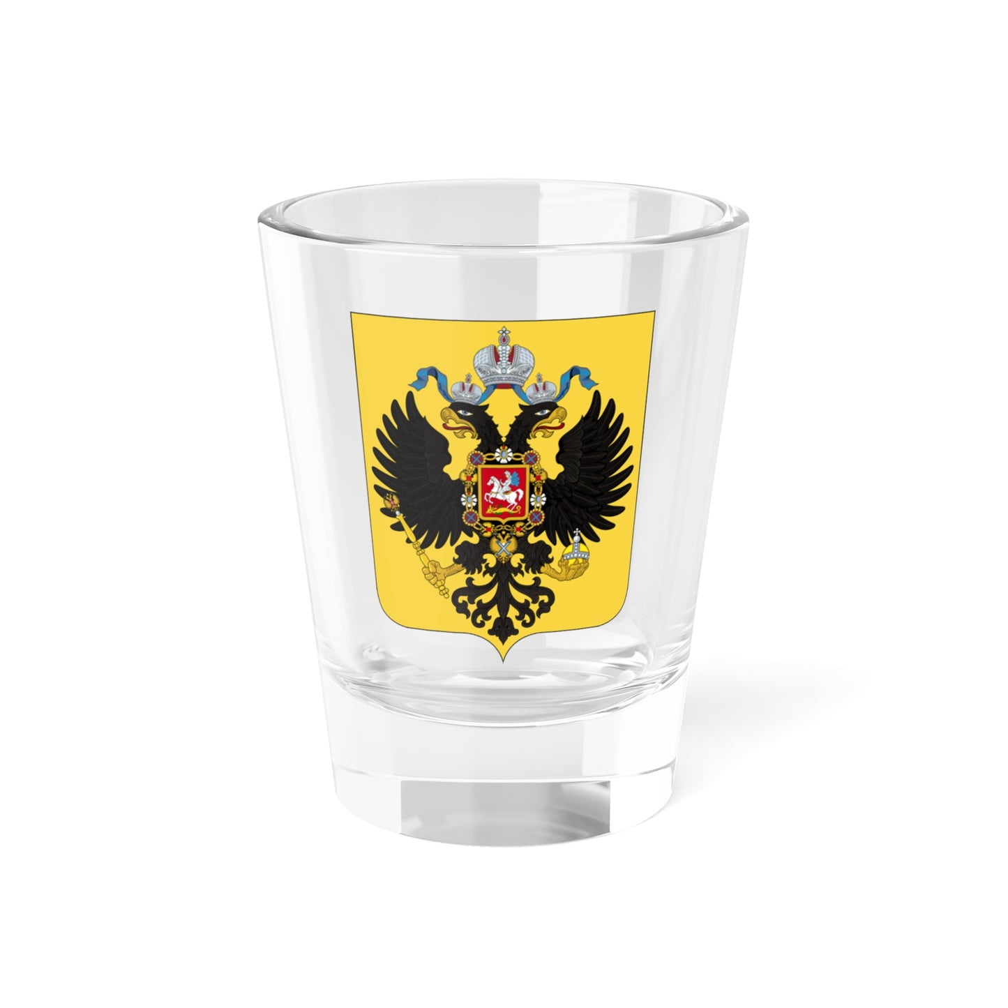 Gerb rossii (Russia) (Coat of Arms) Shot Glass 1.5oz