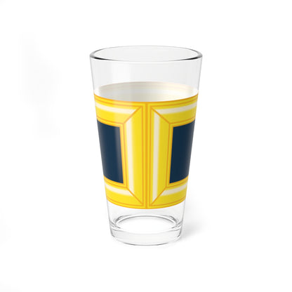 Army USA OF 08 (United States) (Military Rank) Pint Glass 16oz