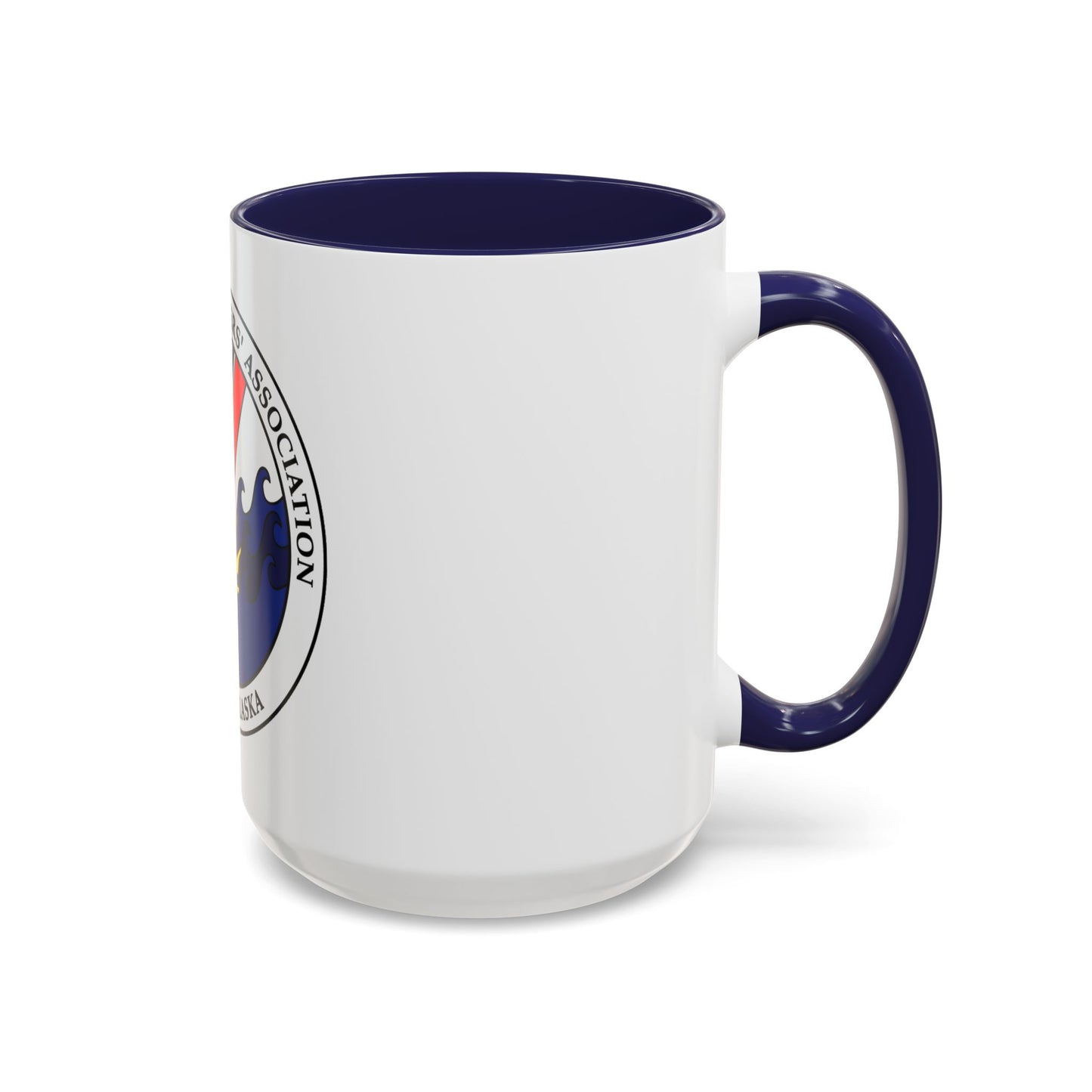 USCG Officers (U.S. Coast Guard) Accent Coffee Mug