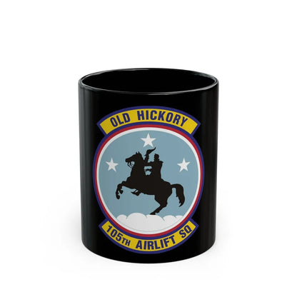 105th Airlift Squadron 2 (U.S. Air Force) Black Coffee Mug-11oz-Go Mug Yourself