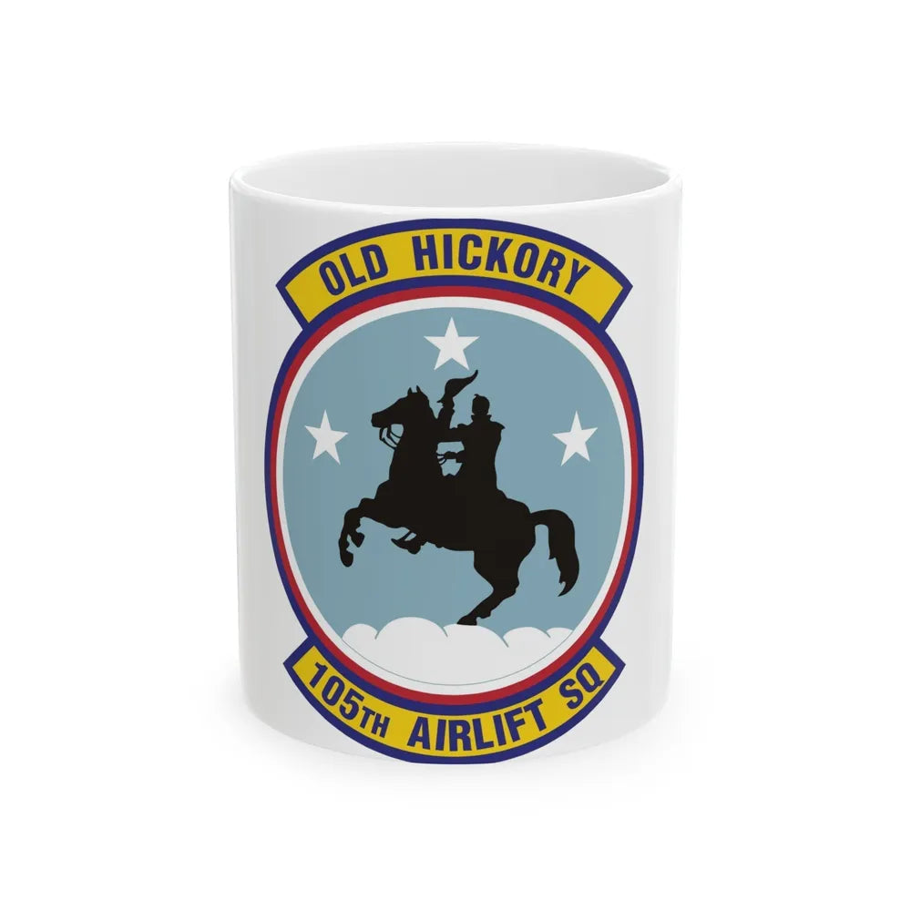 105th Airlift Squadron 2 (U.S. Air Force) White Coffee Mug-11oz-Go Mug Yourself