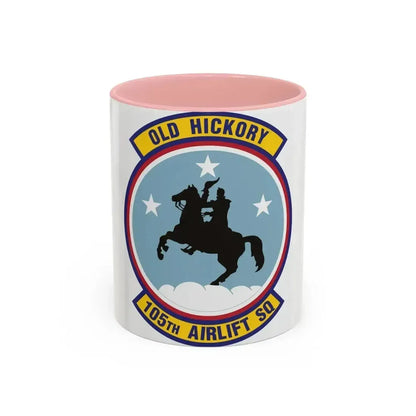 105th Airlift Squadron 2 (U.S. Air Force) Accent Coffee Mug 11oz Pink - Go Mug Yourself