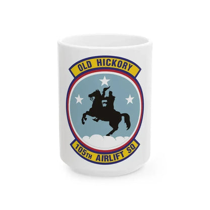 105th Airlift Squadron 2 (U.S. Air Force) White Coffee Mug 15oz - Go Mug Yourself