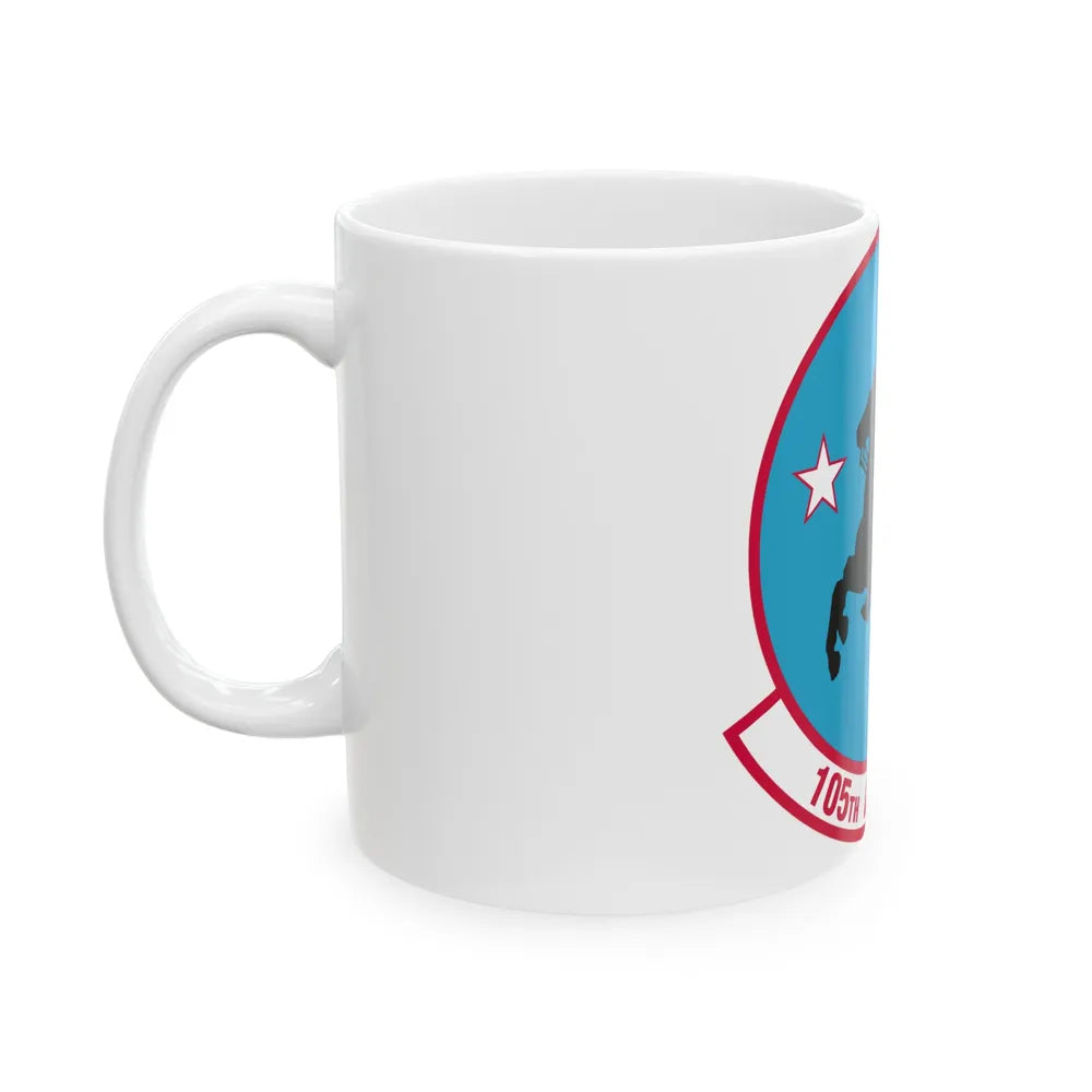 105th Airlift Squadron (U.S. Air Force) White Coffee Mug-Go Mug Yourself