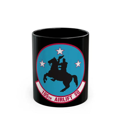 105th Airlift Squadron (U.S. Air Force) Black Coffee Mug 11oz - Go Mug Yourself