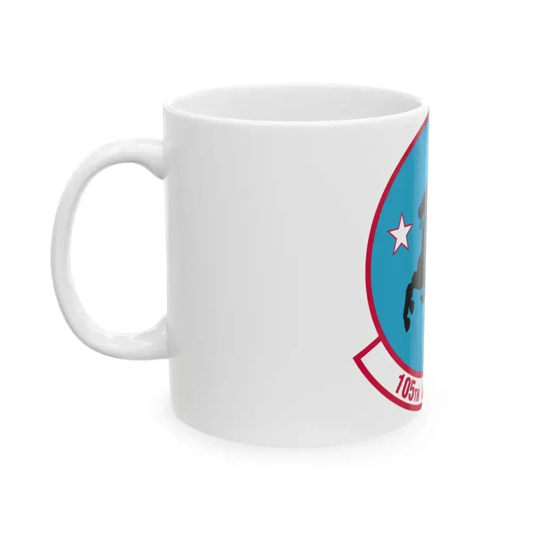 105th Airlift Squadron (U.S. Air Force) White Coffee Mug - Go Mug Yourself