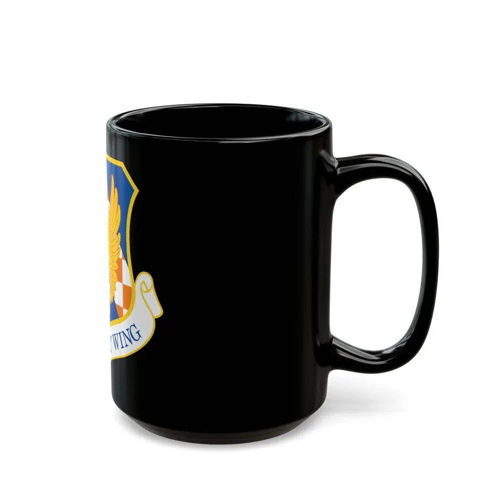 105th Airlift Wing (U.S. Air Force) Black Coffee Mug-Go Mug Yourself