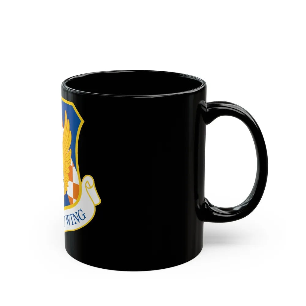 105th Airlift Wing (U.S. Air Force) Black Coffee Mug-Go Mug Yourself