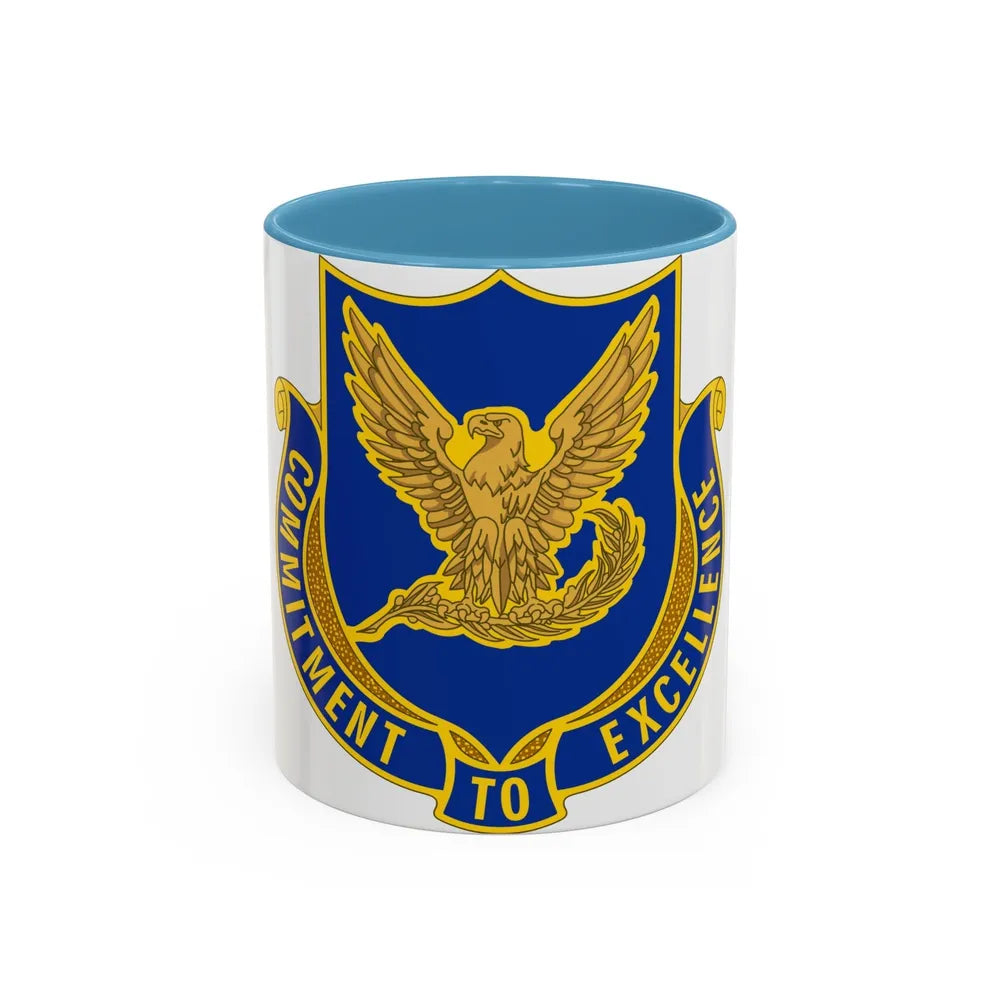 106 Aviation Regiment (U.S. Army) Accent Coffee Mug-11oz-Light Blue-Go Mug Yourself