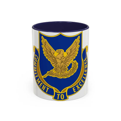 106 Aviation Regiment (U.S. Army) Accent Coffee Mug-11oz-Navy-Go Mug Yourself