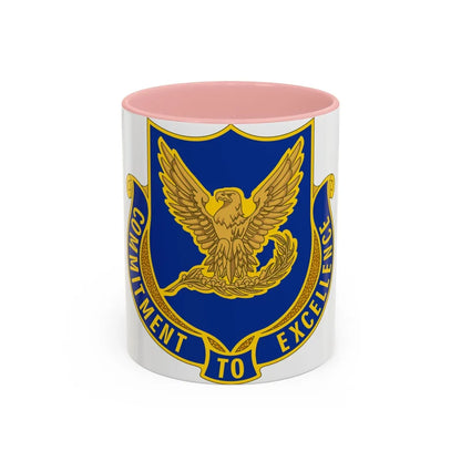 106 Aviation Regiment (U.S. Army) Accent Coffee Mug-11oz-Pink-Go Mug Yourself