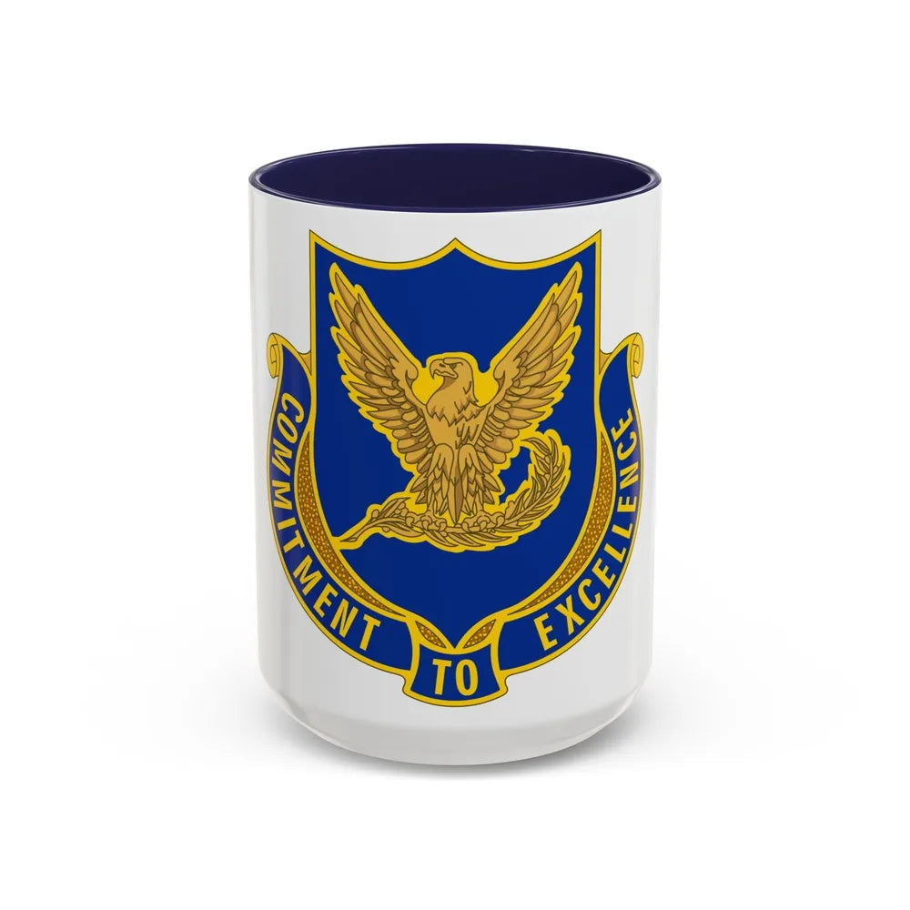 106 Aviation Regiment (U.S. Army) Accent Coffee Mug-15oz-Navy-Go Mug Yourself