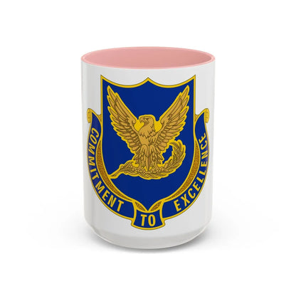 106 Aviation Regiment (U.S. Army) Accent Coffee Mug-15oz-Pink-Go Mug Yourself