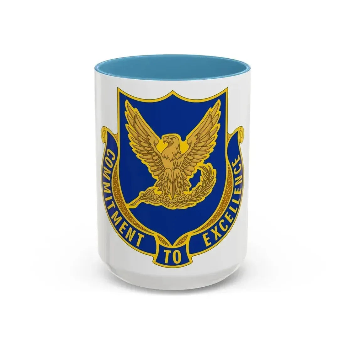 106 Aviation Regiment (U.S. Army) Accent Coffee Mug 15oz Light Blue - Go Mug Yourself