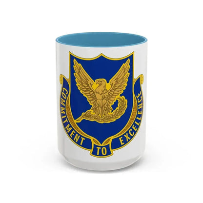 106 Aviation Regiment (U.S. Army) Accent Coffee Mug 15oz Light Blue - Go Mug Yourself