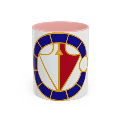 106 Engineer Battalion (U.S. Army) Accent Coffee Mug-11oz-Pink-Go Mug Yourself