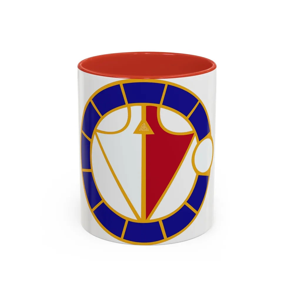 106 Engineer Battalion (U.S. Army) Accent Coffee Mug-11oz-Red-Go Mug Yourself