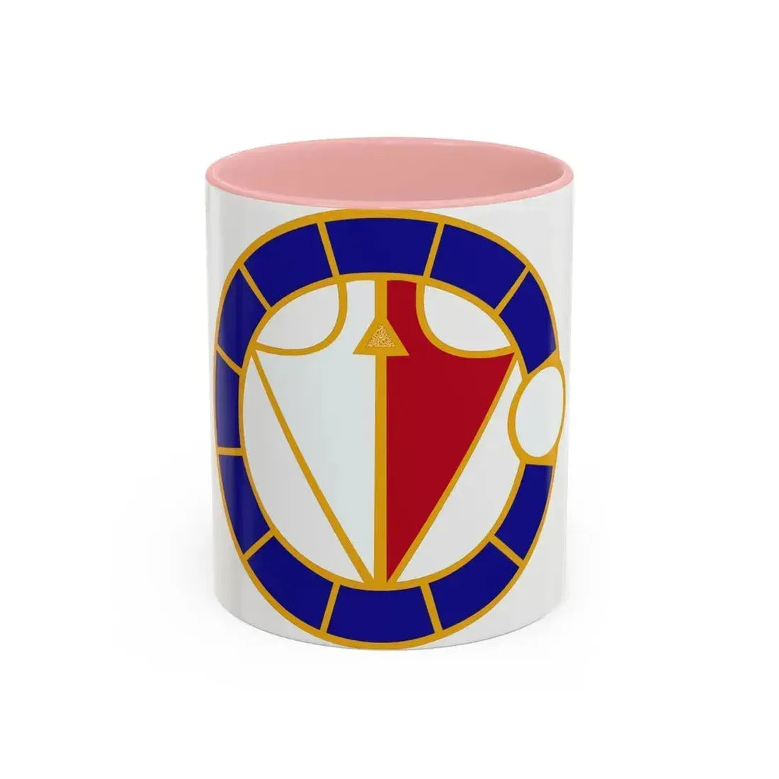 106 Engineer Battalion (U.S. Army) Accent Coffee Mug 11oz Pink - Go Mug Yourself