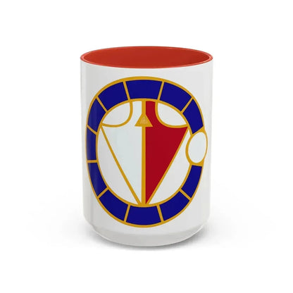 106 Engineer Battalion (U.S. Army) Accent Coffee Mug 15oz Red - Go Mug Yourself