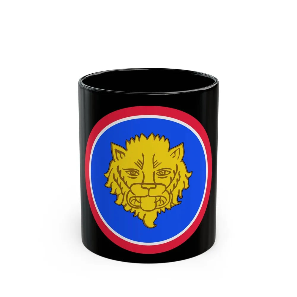 106 Infantry Division (U.S. Army) Black Coffee Mug-11oz-Go Mug Yourself