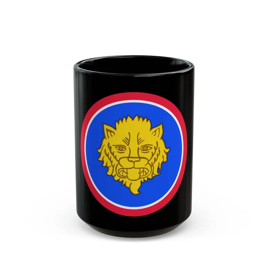 106 Infantry Division (U.S. Army) Black Coffee Mug-15oz-Go Mug Yourself