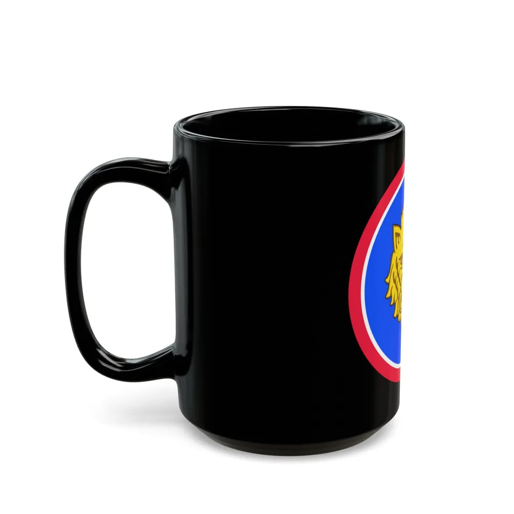 106 Infantry Division (U.S. Army) Black Coffee Mug-Go Mug Yourself