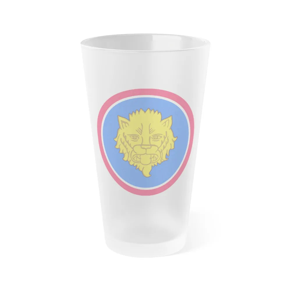 106 Infantry Division (U.S. Army) Frosted Pint Glass 16oz-Go Mug Yourself