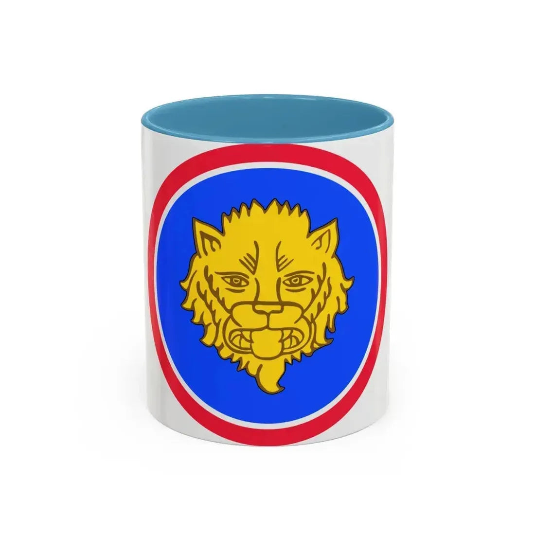 106 Infantry Division (U.S. Army) Accent Coffee Mug 11oz Light Blue - Go Mug Yourself