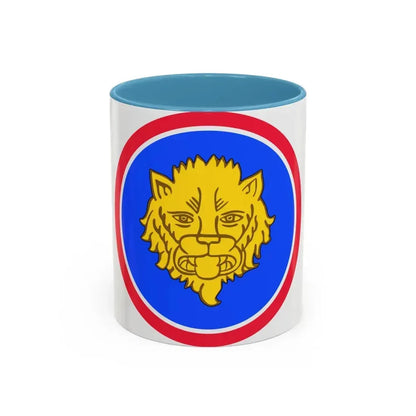 106 Infantry Division (U.S. Army) Accent Coffee Mug 11oz Light Blue - Go Mug Yourself