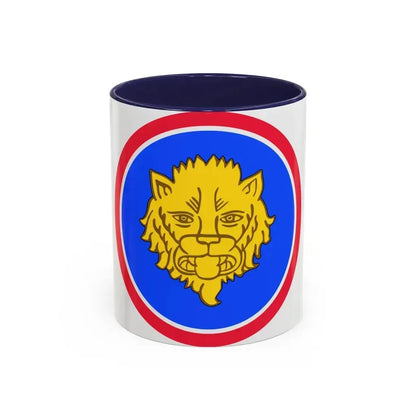 106 Infantry Division (U.S. Army) Accent Coffee Mug 11oz Navy - Go Mug Yourself
