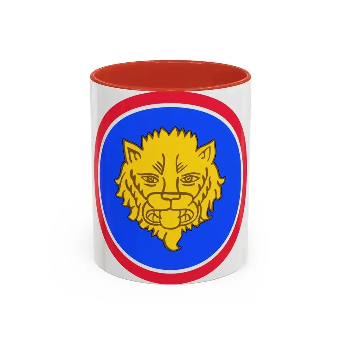 106 Infantry Division (U.S. Army) Accent Coffee Mug 11oz Red - Go Mug Yourself