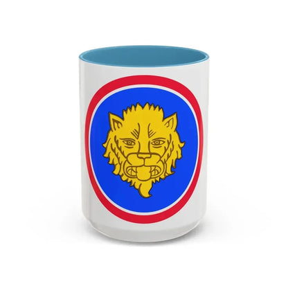 106 Infantry Division (U.S. Army) Accent Coffee Mug 15oz Light Blue - Go Mug Yourself