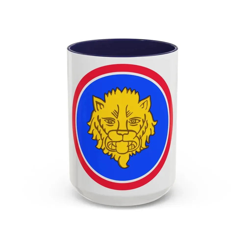 106 Infantry Division (U.S. Army) Accent Coffee Mug 15oz Navy - Go Mug Yourself