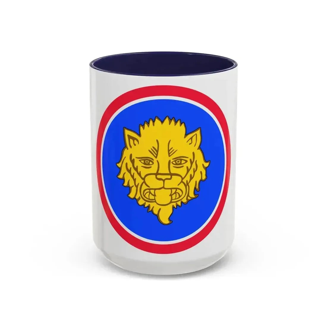 106 Infantry Division (U.S. Army) Accent Coffee Mug 15oz Navy - Go Mug Yourself