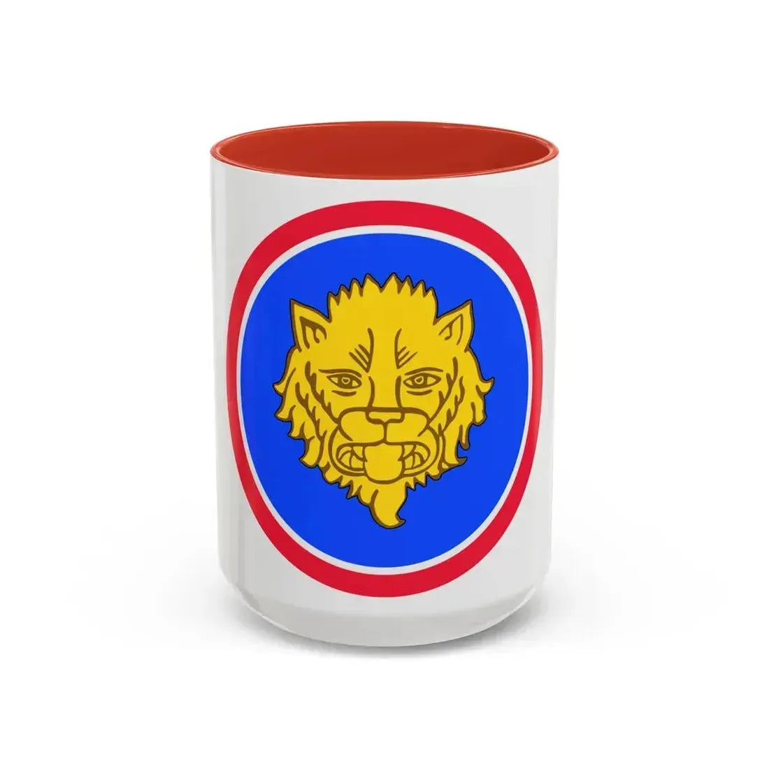 106 Infantry Division (U.S. Army) Accent Coffee Mug 15oz Red - Go Mug Yourself