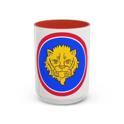 106 Infantry Division (U.S. Army) Accent Coffee Mug 15oz Red - Go Mug Yourself