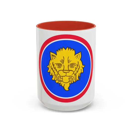 106 Infantry Division (U.S. Army) Accent Coffee Mug 15oz Red - Go Mug Yourself