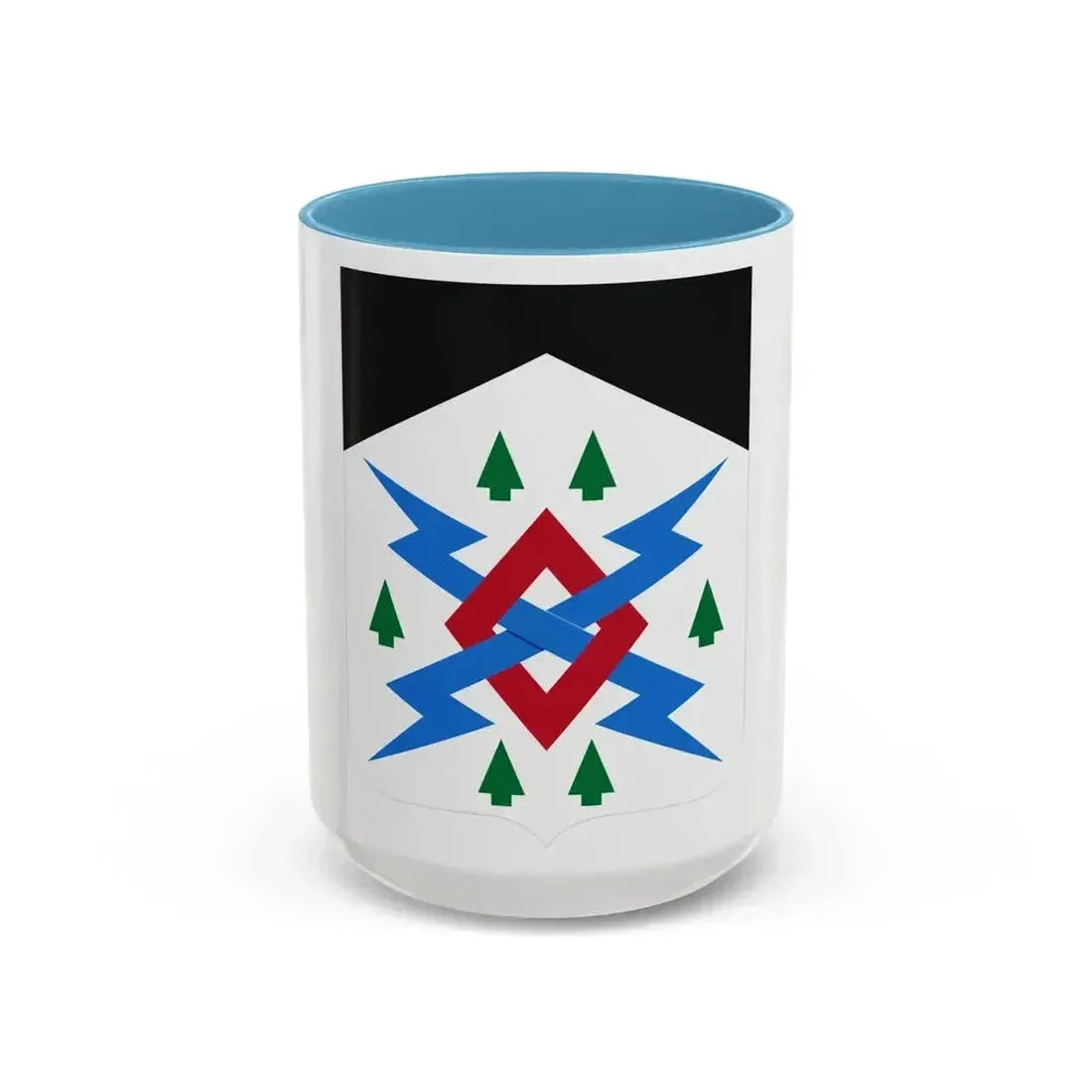 106 Military Intelligence Battalion 2 (U.S. Army) Accent Coffee Mug 15oz Light Blue - Go Mug Yourself