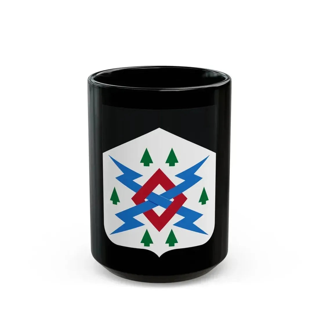 106 Military Intelligence Battalion 2 (U.S. Army) Black Coffee Mug 15oz - Go Mug Yourself