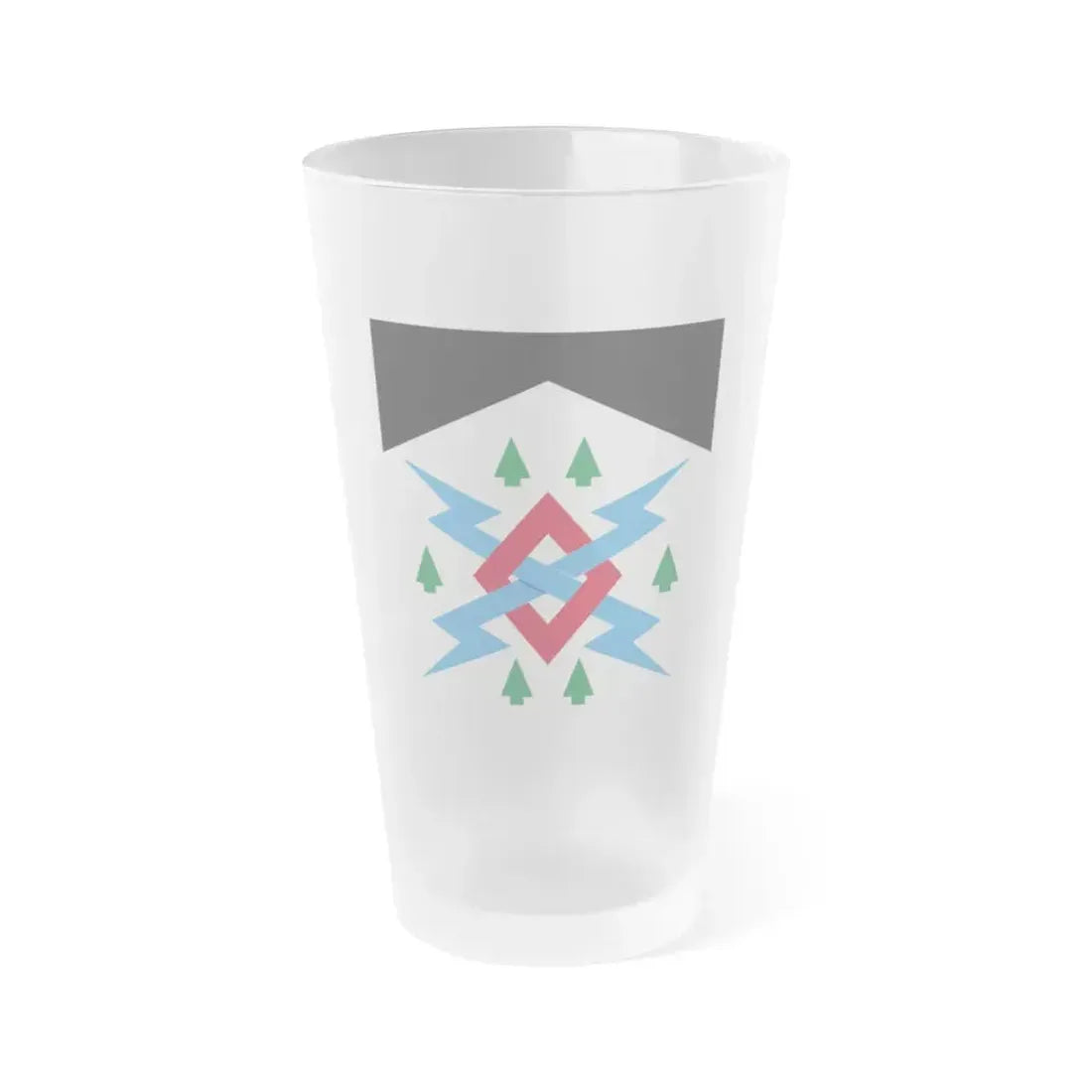 106 Military Intelligence Battalion 2 (U.S. Army) Frosted Pint Glass 16oz Default Title - Go Mug Yourself