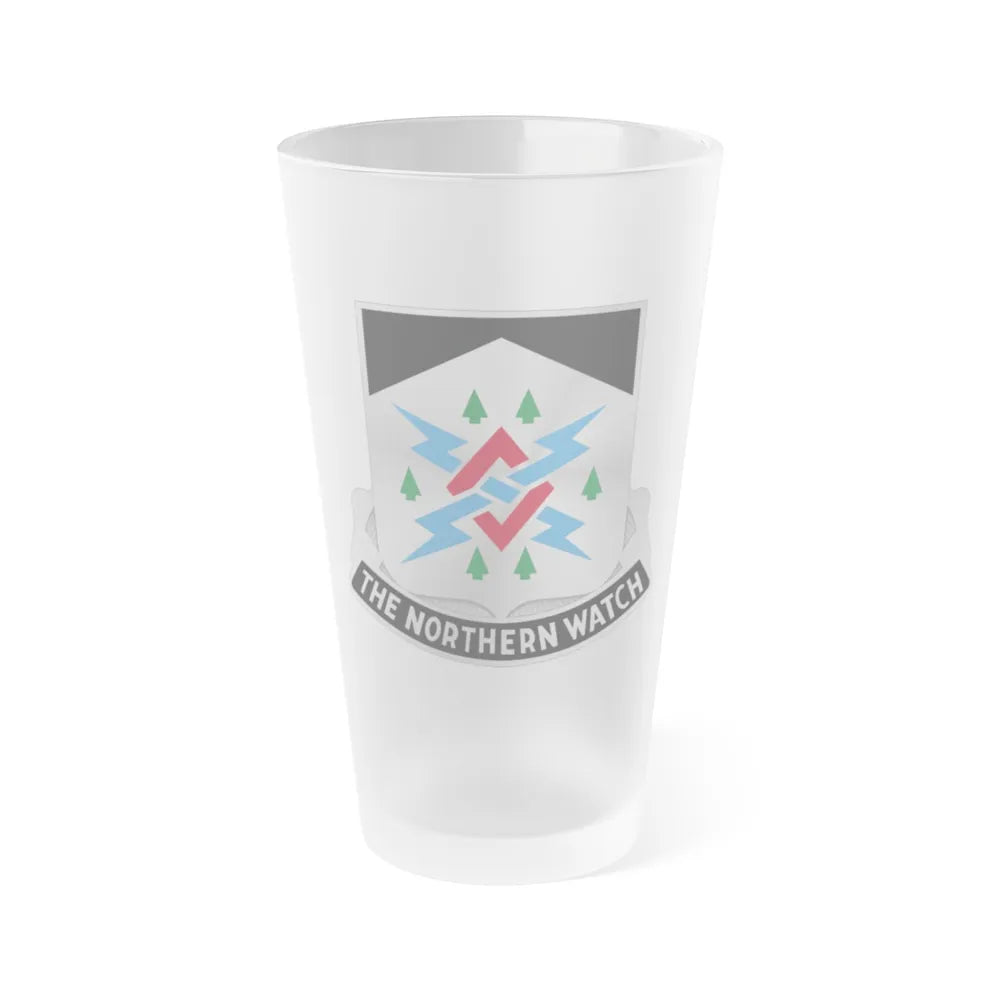 106 Military Intelligence Battalion (U.S. Army) Frosted Pint Glass 16oz-Go Mug Yourself