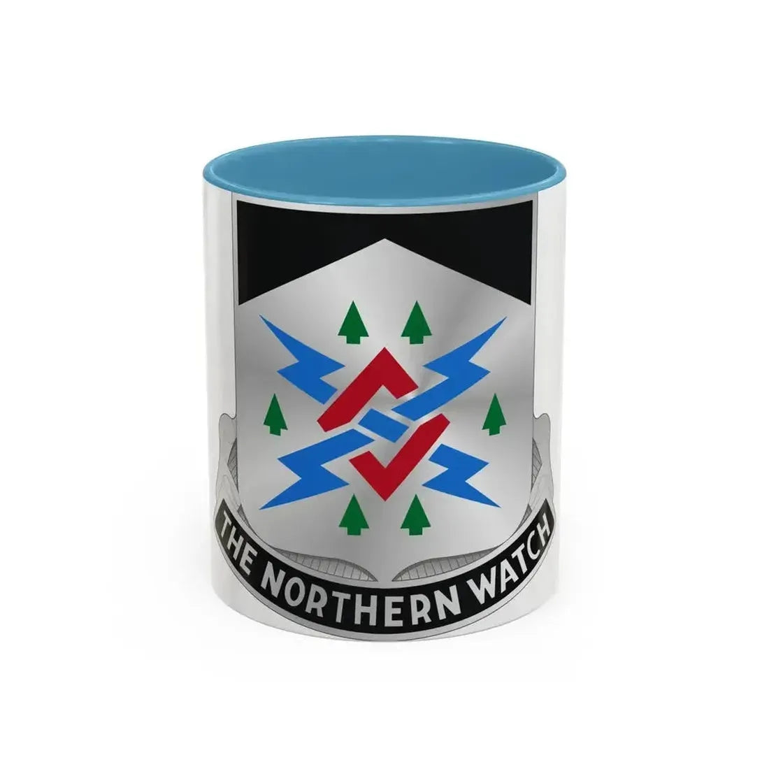 106 Military Intelligence Battalion (U.S. Army) Accent Coffee Mug 11oz Light Blue - Go Mug Yourself