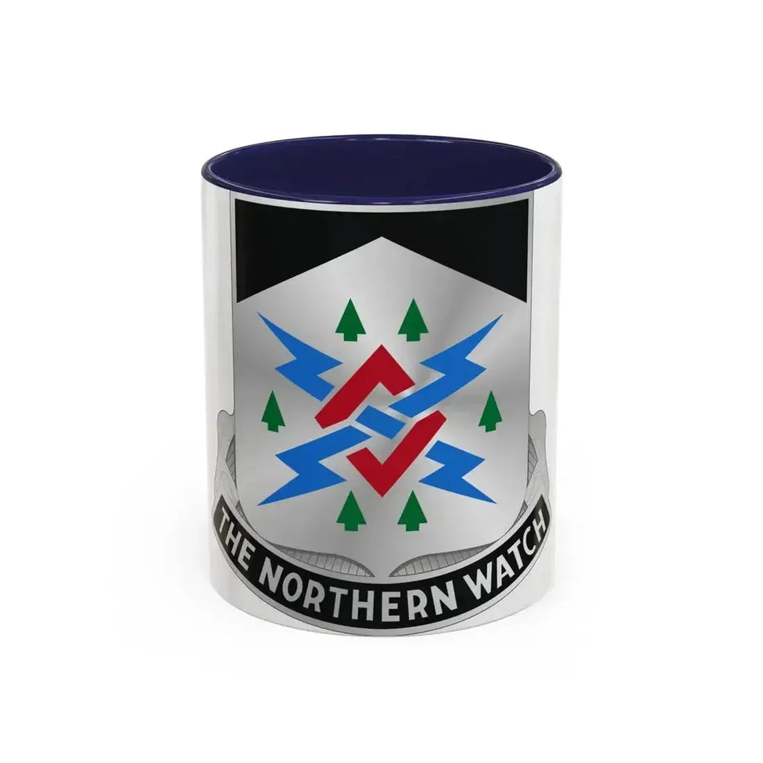 106 Military Intelligence Battalion (U.S. Army) Accent Coffee Mug 11oz Navy - Go Mug Yourself